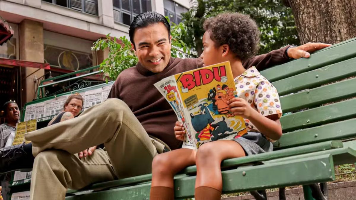 17 Cena do filme em que Maurício de Sousa é interpretado por seu filho Mauro de Sousa
