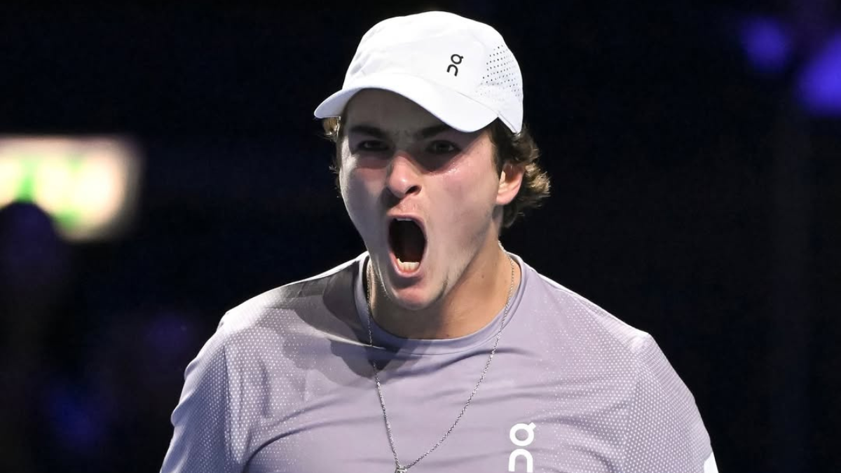 João Fonseca João Fonseca grita em comemoração