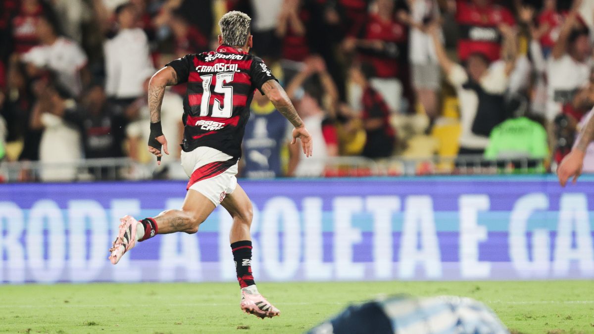 PADRÃO_IMAGEM_SITE Carrascal celebra seu gol contra o Racing-ARG