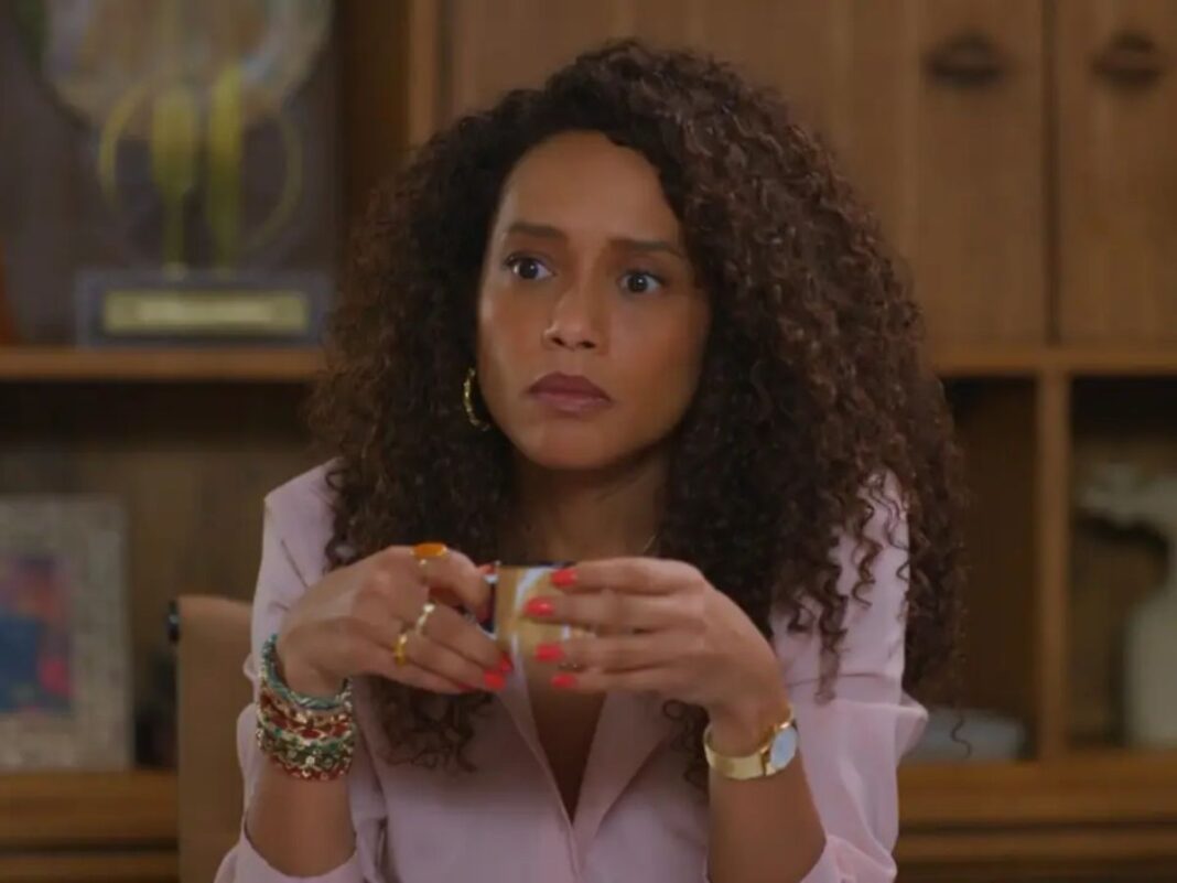 Taís Araújo em cena como Raquel, personagem principal de Vale Tudo.